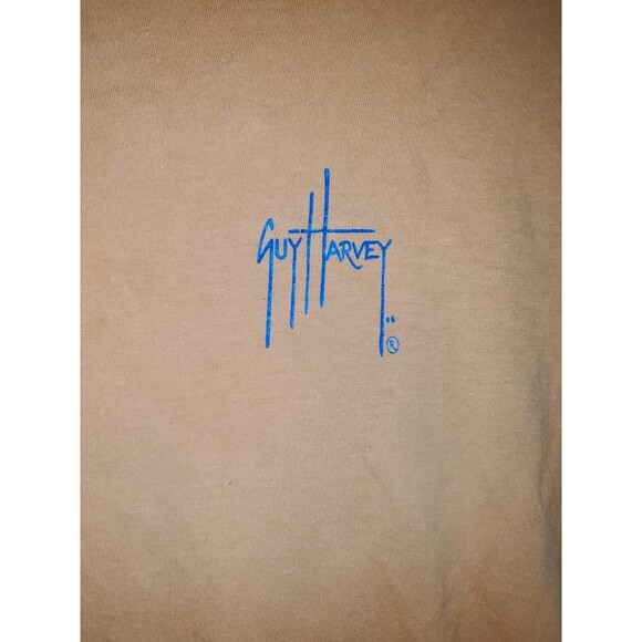 A Guy Harvey Men's Fishing T-shirt Tropical Marlin Conservationalist Size L - Picture 2 of 7